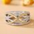 Infinity Love Ring Alloy Silver Color Shining Cubic Zircon Bowknot Letter 8 Eternity Promise Jewelry for Woman Girlfriend