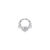 1Pcs 16G Septum Nose Rings, 316L Stainless Steel Hoop Nose Rings CZ Cartilage Tragus Helix Daith Hoop Earring Piercing Jewelry