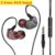 HIFI 6D Surround Bass In-Ear Wired Headphones 3.5mm Type C Earphone Sports Waterproof Gaming Headset Handfree Earbuds with Mic