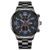 Men’s Fashion Sports Watches for Men Business Stainless Steel Quartz Wristwatch Calendar Man Casual Leather Luminous Clock Watch