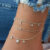 FNIO Bohemian Charm Anklet Set For Women Star Moon Ankle Bracelet On Leg Foot Chain Female Beach Jewelry