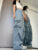 Women Y2K Cargo Pants Fashion Casual High Waist Big Pockets Hip Hop Trousers Female Streetwear Drawstring Baggy Sweatpants