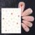 3D Heart Stickers For Nails Valentines Day Decoration Bronzing Stars Moon Nail Sliders Manicure Decals