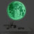 3D Luminous Moon Wall Sticker Fluorescent Glow In The Dark Star Moon Wall Stickers Decals Wallpaper Kids Room Home Decoration