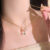 Fashion Unique Design Elegant Delicate Tulip Pearl Necklace Light Luxury Clavicle Chain For Women Trendy Jewelry Party Gift Creek