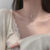 Korean Style Star Moon Butterfly Pendant Choker Necklace Double Layer Clavicle Chain For Women Girl Jewelry Accessories Creek