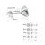 LUXUSTEEL 1 Pairs Shiny Crystal Zircon Stud Earrings For Women Men Round Beads Screw Back Needle CZ Ear Stainless steel 3-8mm