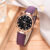 Leather Star Rhinestone Girls Watch 6 Piece Set