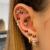 Cartilage Stainless Steel Stud Women’s Earrings 2023 Septum Piercing Zircon Butterfly Ear Hoop Lobe Tragus helix Jewelry