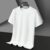 New Summer Waffle Round Neck Short Sleeved T-shirt for Men’s Short Sleeved Top