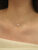 Peri’sbox Dainty Minimalist Solitaire Zircon Charm Necklace Anti Tarnish Stainless Steel Chain Round Clear Cz Stone Necklace New