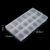 Transparent Storage Container Jewelry Box Clear Plastic Organizer Box Empty Earring Storage Organizer Display Case for Beads
