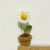 DIY Handwoven Mini Potted Flower Rose Office Desktop Ornamental Potted Plants Woolen Thread Finished Product Home Decoration