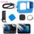 Silicone Case Set for GoPro Hero 12 11 10 9 Black Tempered Glass Screen Protector Protective Film Lens Cap Cover for Go Pro case