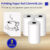 Portable Printer Wireless for Travel 300DPI Thermal Inkless Bluetooth Mobile Printer Compatible with Android iOS Phone & Laptops