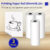 Portable Printer Wireless for Travel 300DPI Thermal Inkless Bluetooth Mobile Printer Compatible with Android iOS Phone & Laptops
