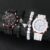 4pcs Fashionable, Minimalist, and Versatile Men AND WOMEN’S Couple Watch Pairing with Love Bead Bracelet Set
