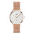 OLEVS 8mm Ultra Thin Watches for Women Rose Gold Stainless Steel Waterproof Ladies Wristwatch Big Face Quartz Watch Reloj Mujer