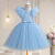 Elegant Girl Bridesmaid Dress 3-8Y Girls Birthday Party Gown for Kids Girls Weddings Prom Evening Dress for Formal Banquet Dress