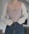 Women’s Long Sleeve Open Front Knitted Crop Cardigan Sweater Shrug