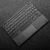 Wireless Keyboard with Touchpad, Ultra-Thin Bluetooth Mini Wireless Rechargeable Keyboard for iPad pro/iPad/iOS/Windows/Android