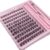 New Mixed Length Cluster Lashes Kit with Glue Self Application Individual Lashes Fluffy DIY False Eyelashes Eyelash Extension