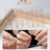 Waterproof 14Strips Gel Nail Stickers Floristic Full Cover Nail Patch Semi Cured Gel Nail Polish Strips DIY Nail Art Making