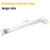 Pry Bar Scraper Nail Puller Stainless Steel Flat Crowbar Angled Edge Pry Bar for Pulling and Scraping Tool