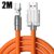 1/1.5/2m 180 Degrees Rotatable Type-C Data Cable 120W 6A Fast Charging Line for Android Safe Durable Phone Accessories