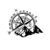 Mountain Compass Car Sticker Decal For Truck Moto Club Body Decor Stickers Auto Decal Cross-Country Camper Car Accessories