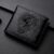 Wallet Men’s Personalized Three-Fold 3D Embossed Wallet Multi-Card Credit Card Holder Zipper Coin Short Wallet Men