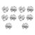 fasdaga 10 Pcs 304 Stainless Steel Saddle Clamp Cable Clip for 3/25 Inch 3mm Wire Rope