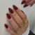 Manicure Long Almond False Nails Cherry Color Press on Nails French Detachable Fake Nials Women