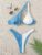 2024 Summer Brazilian Thong Bikinis Women Push Up Bathing Suit One Shoulder Patchwork Beachwear Swimwear Underwire Cut Out Swim