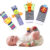 0~24 Months Baby Rattles Soft Plush Toys Foot Wrist Rattle Set Cartoon Newborn Development Educational Toys For Children