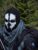 Black Cotton Balaclava Ghost Skeleton Mask Skull Ski Headwear Scarf Hood Motorcycle Helmet for Outdoor Motorcycle Hiking