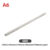 Silver Round 304 Stainless Steel Capillary Tube Pipe 250mm Hollow Circular Tube OD 3/4/5/6/8/10mm ID 2/3/5/6/8mm