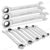 1pcs Ratchet Wrench 6-24mm Metric Chrome Vanadium Steel 12 Point Fixed Head Ratcheting Wrench with 72-Tooth Ratchet ∩╝å Open Head