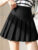 MEXZT Pleated Mini Skirts Women Streetwear Korean High Waist Black White Tennis Skirt Jk Kawaii Preppy Students A Line Skirts