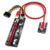 USB 3.0 Mini PCI-E Riser SATA to 4 Pin 6 Pin 16X Extender PCIE Riser Adapter Card Power Cable for Laptop External Graphics Card