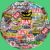 40/80pcs Random Motorcycle Stickers Moto Decal Car Bike Helmet Tank Racing Sponsor Logo Set For Honda Yamaha Kawasaki Suzuki BMW