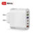 USB C Charger Fast Charging Total 65W Type C PD QC3.0 Phone Adapter For iPhone Xiaomi Huawei Samsung ipad Realme oneplus Tablet