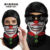 3D Funny Mask Motorcycle Face Cover Ski Mask Joker Skull Balaclava Headgear Outdoor Hiking Camping Neck Gaiter Bandana Scarf Men