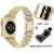 Diamond Case+With Strap For Apple Watch Ultra 2 49mm Band 45mm 41mm 42mm 38mm Stainless Steel Bracelet iWatch SE 6 7 8 9 40 44mm