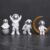 4 Pcs Astronaut Statue Ornament Spaceman Sculpture Desktop Home Decoration Astronaut Model Car Decoration