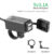 Car Usb Adapter 12V Mobile Phone Dual Usb Port Fast Charging 3.0 Charger with Switch Motorcycle Accessories