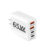 4 Ports USB PD Charger Fast Charging Multi Ports Type C Wall Charger For iPhone 15 Samsung Xiaomi Mobile Phone Charger Adapters