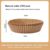 50/100pc Silicone Oil Paper Holder For Air Fryers Disposable Baking Oil Absorbing Baking Tray Paper Food Grade Non Stick Kitchen