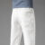 Spring Summer Ankle-lenght Jeans Fashion Mens Cotton White Black Jeans Stretch Slim Straight Leg Denim Casual Trousers Male