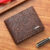 Men Purse Black Coin Wallet Male Business ID Cards Holder PU Leather Multiple Slot Casual Large Capacity Dollar Coin Money Bags